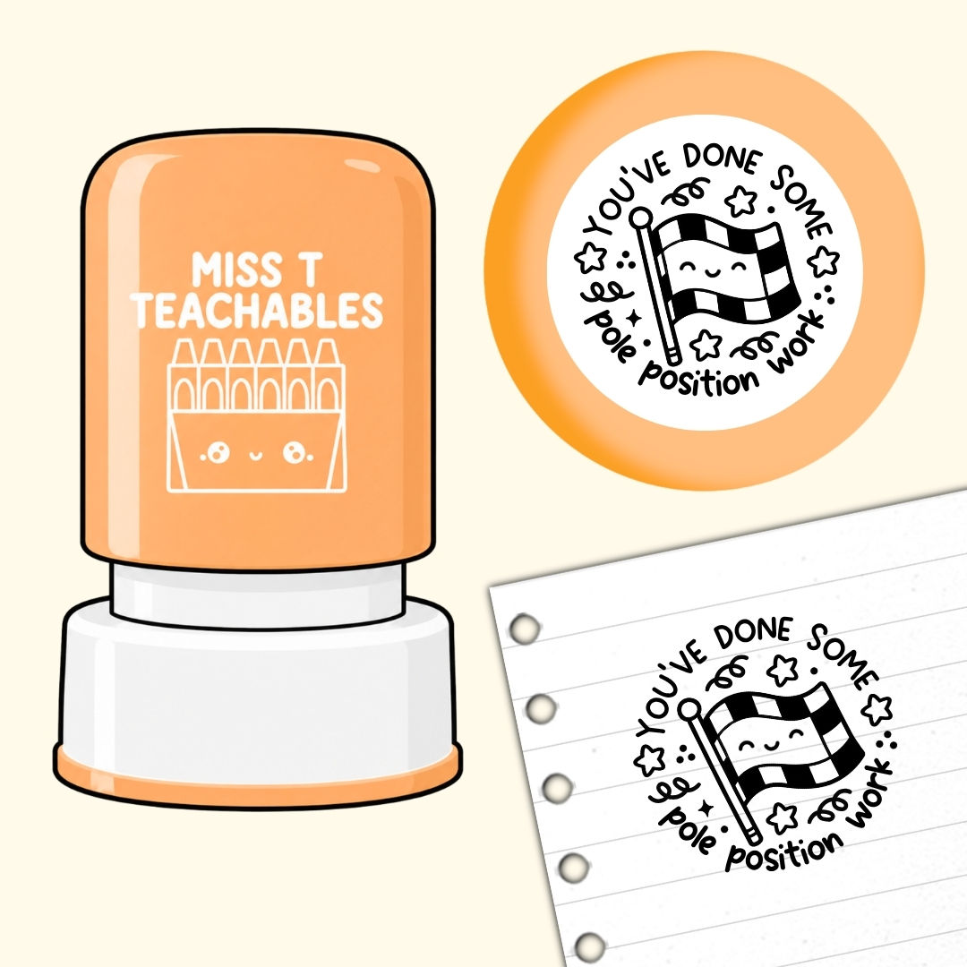 Pole Position Work Teacher Stamp