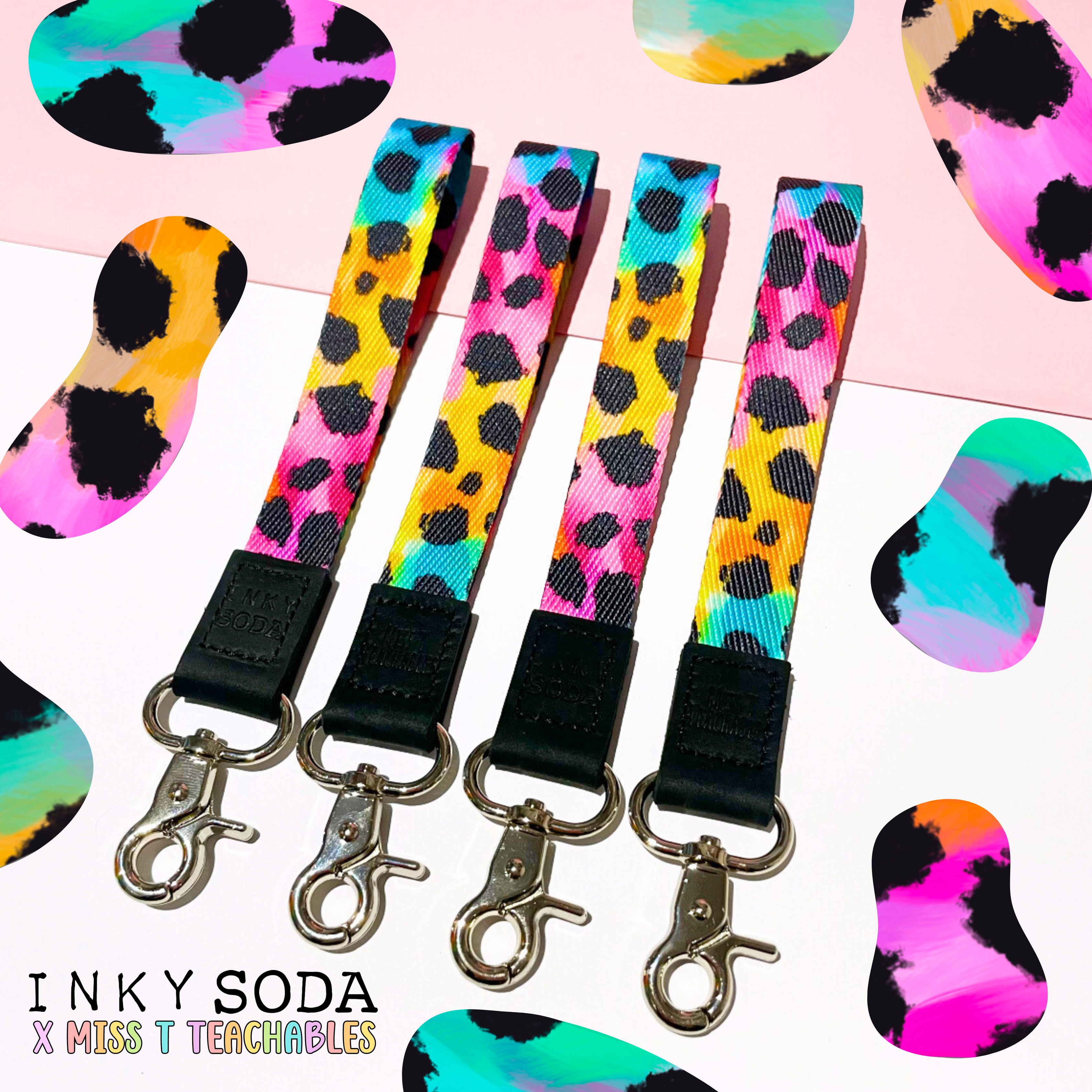 Trio Cheetah Wristlet (Inky Soda x Miss T Teachables)