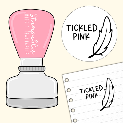 Tickled Pink (Talk for Writing) Teacher Stamp | Miss T Teachables