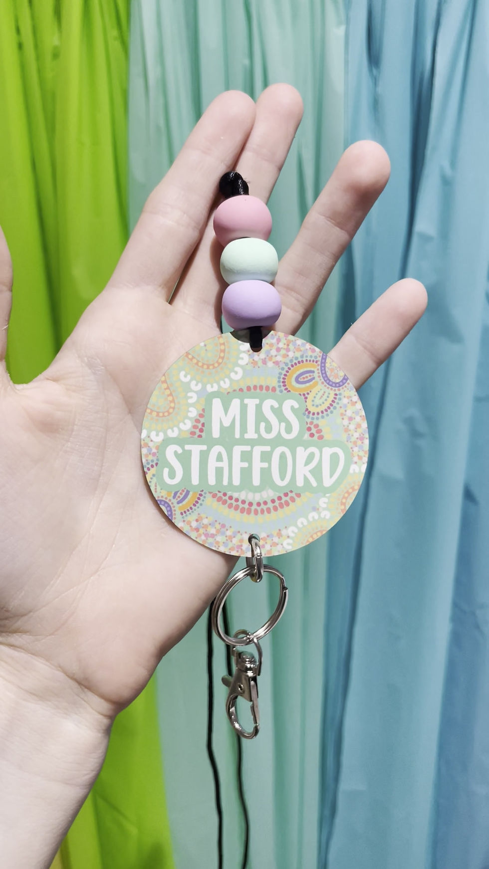 Thumbnail: Muthi Tidda Personalised Lanyard
