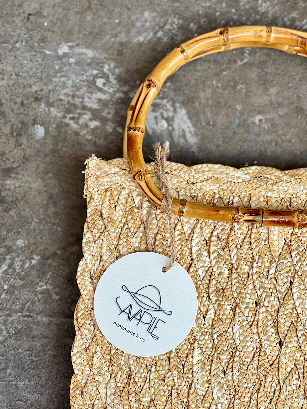 Thumbnail: Iro straw bag by Savapile