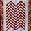 Thumbnail: Take the First Step, red and white stair step quilt