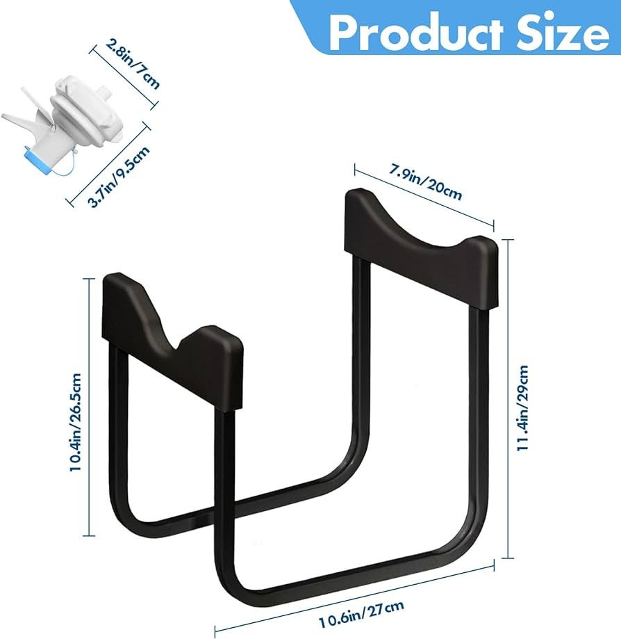 Thumbnail: Counter Top Black Cradle with Valve included