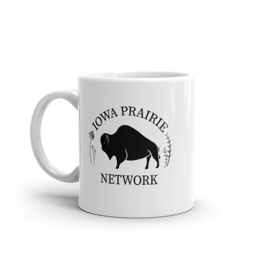 IPN Bison Logo - White glossy mug