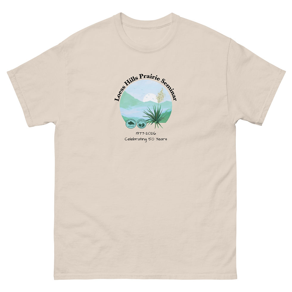Thumbnail: Loess Hills Prairie Seminar - Celebrating 50 Years! - Unisex classic tee