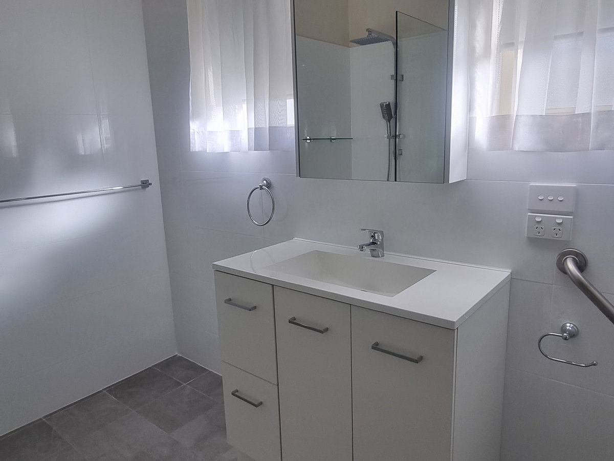 Renovated bathroom