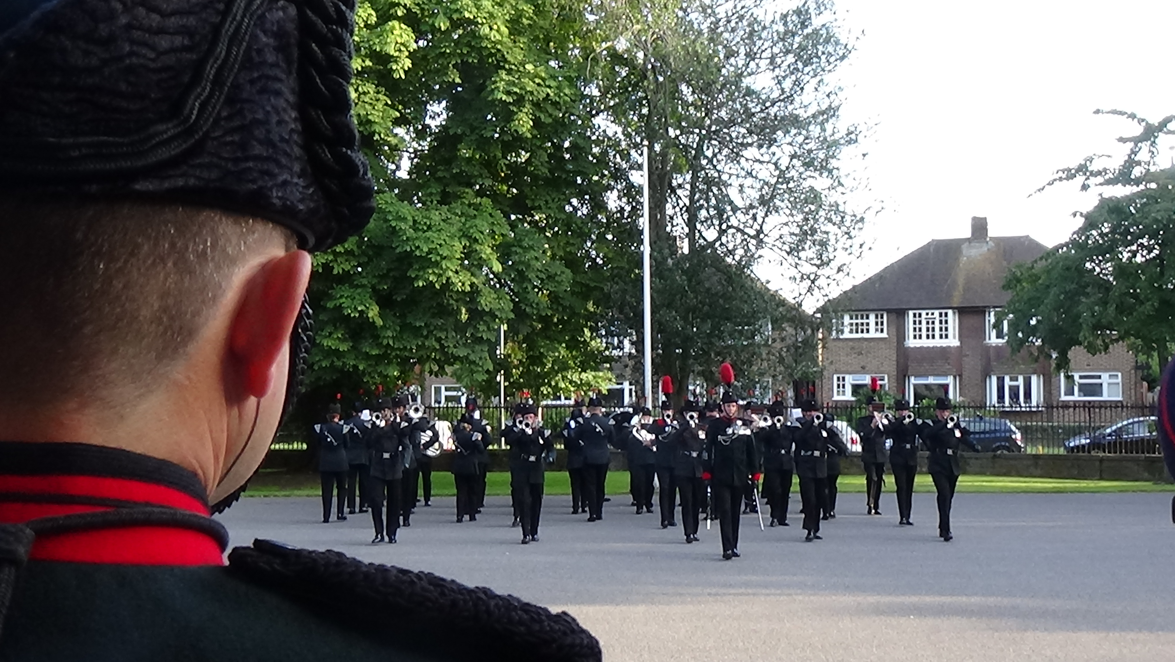 The Band and Bugles of the Rifles