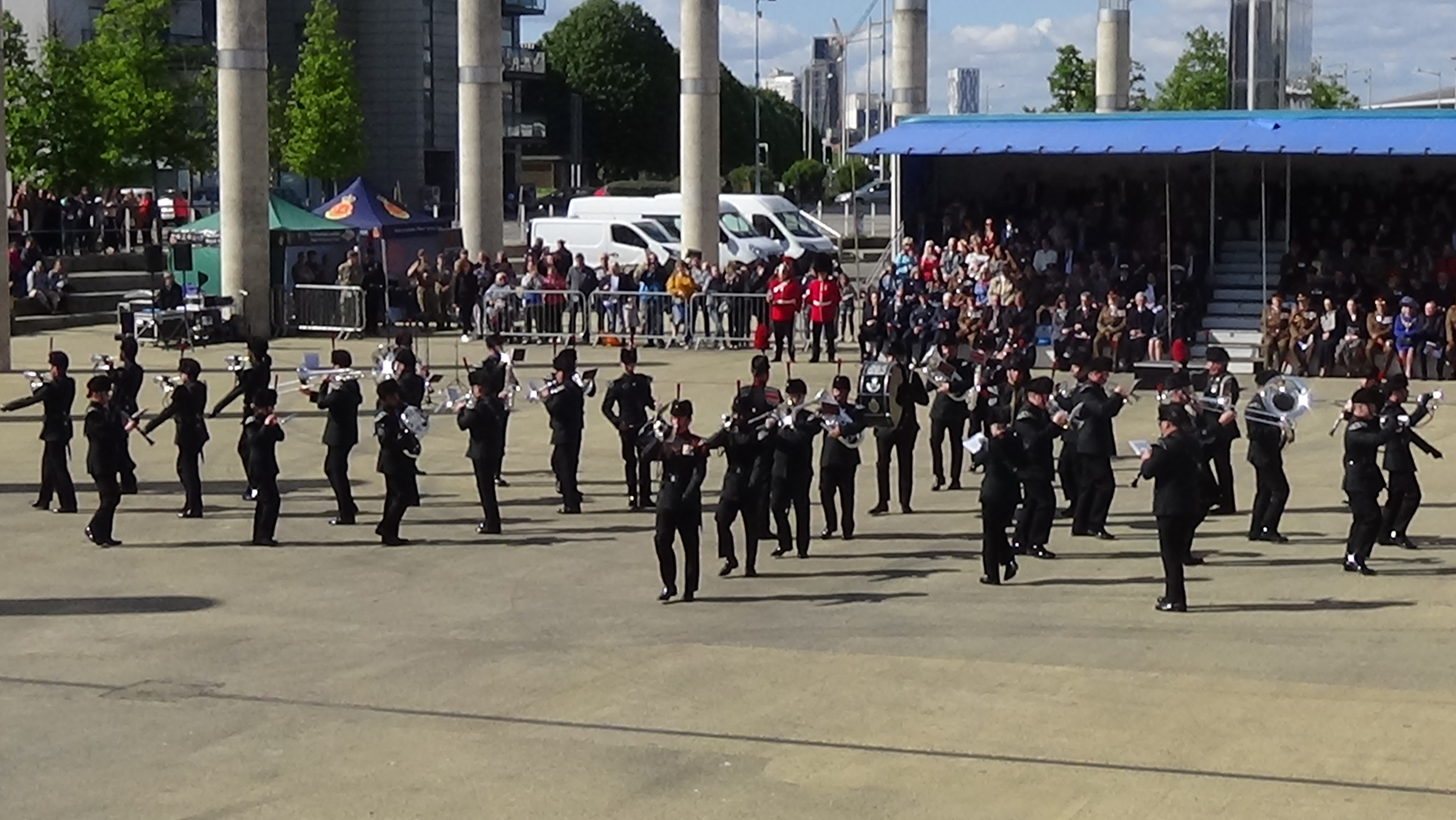 The Band and Bugles of the Rifles