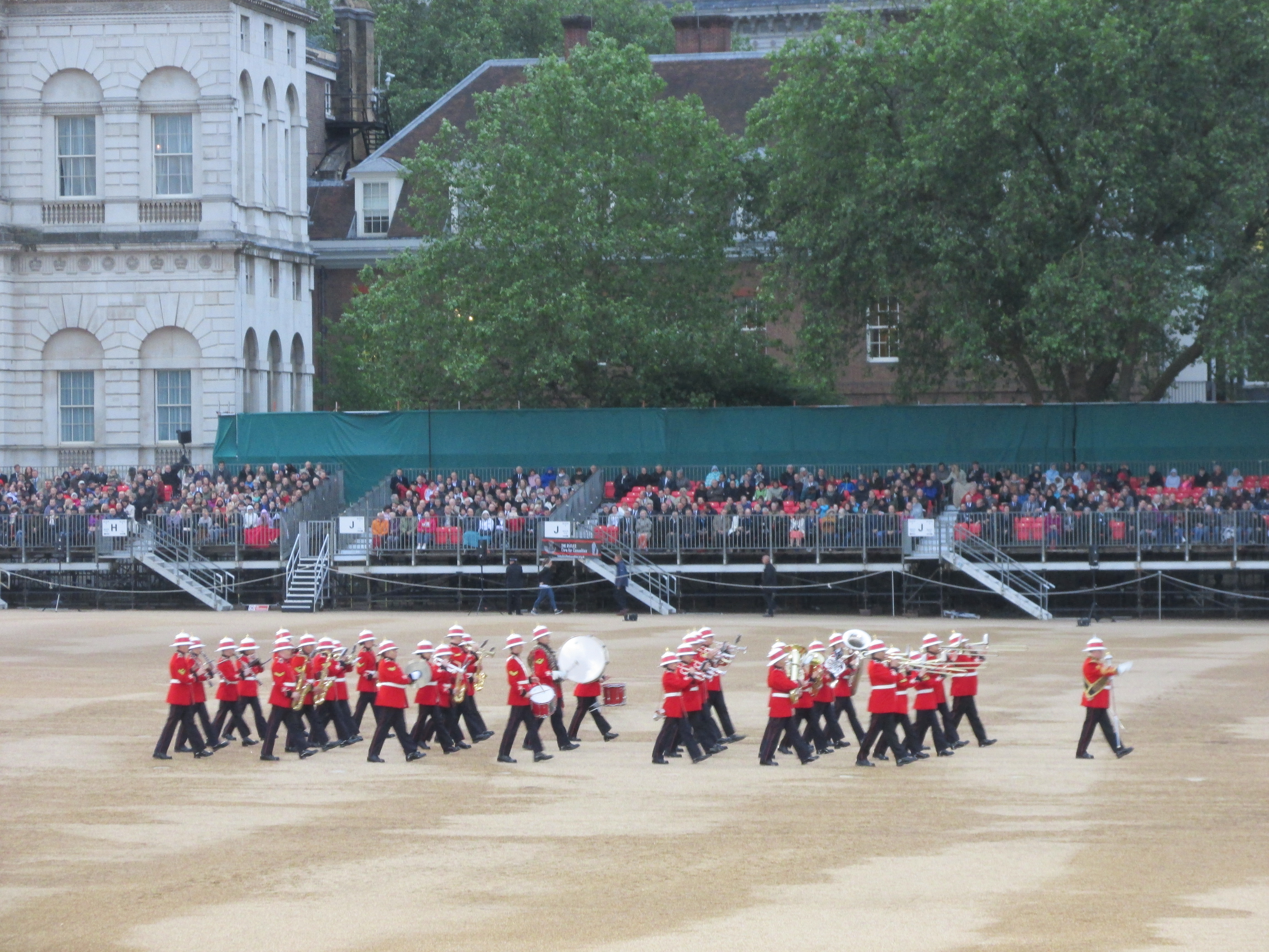 Rifles Sounding Retreat