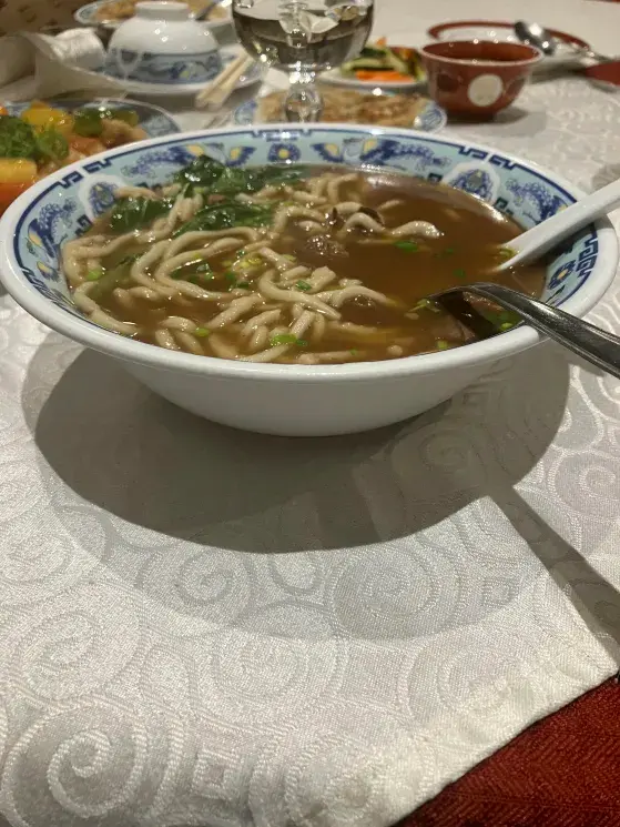 Taiwanese braised beef noodle soup!