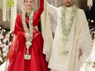 Wedding outfit combination for couples