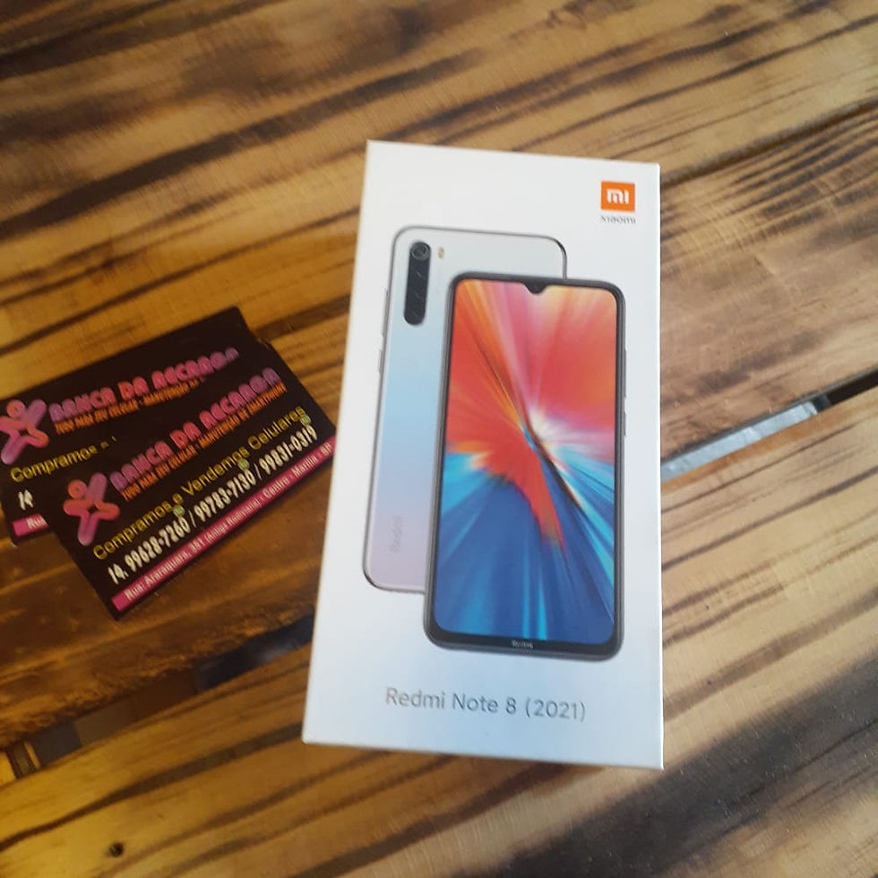 Miniatura: Produtos novos:Xiaomiredmi Note 8 /128gb /cores azul e preto /novo / modelo 2021