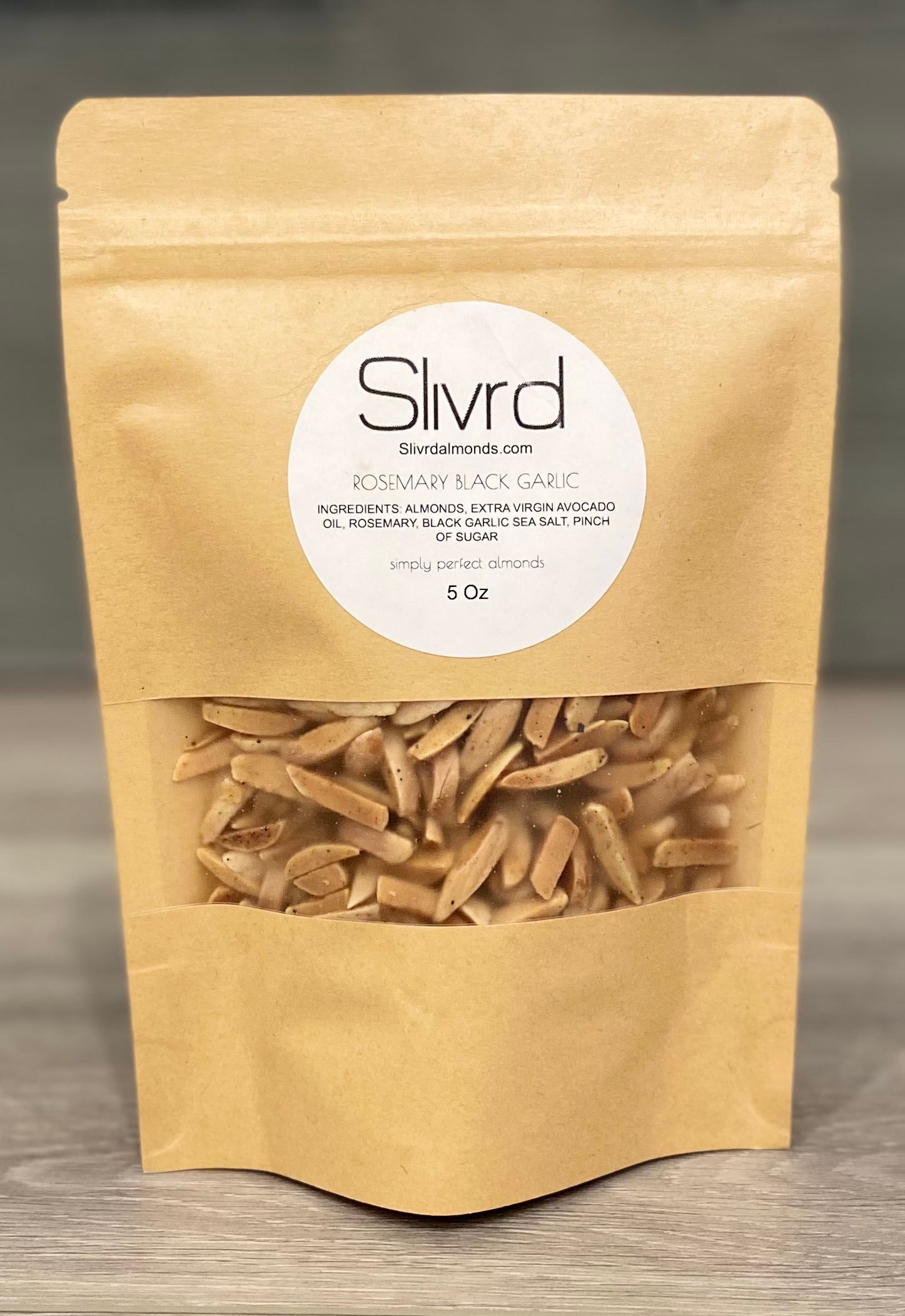 Rosemary Black Garlic Slivrd Almonds 5oz