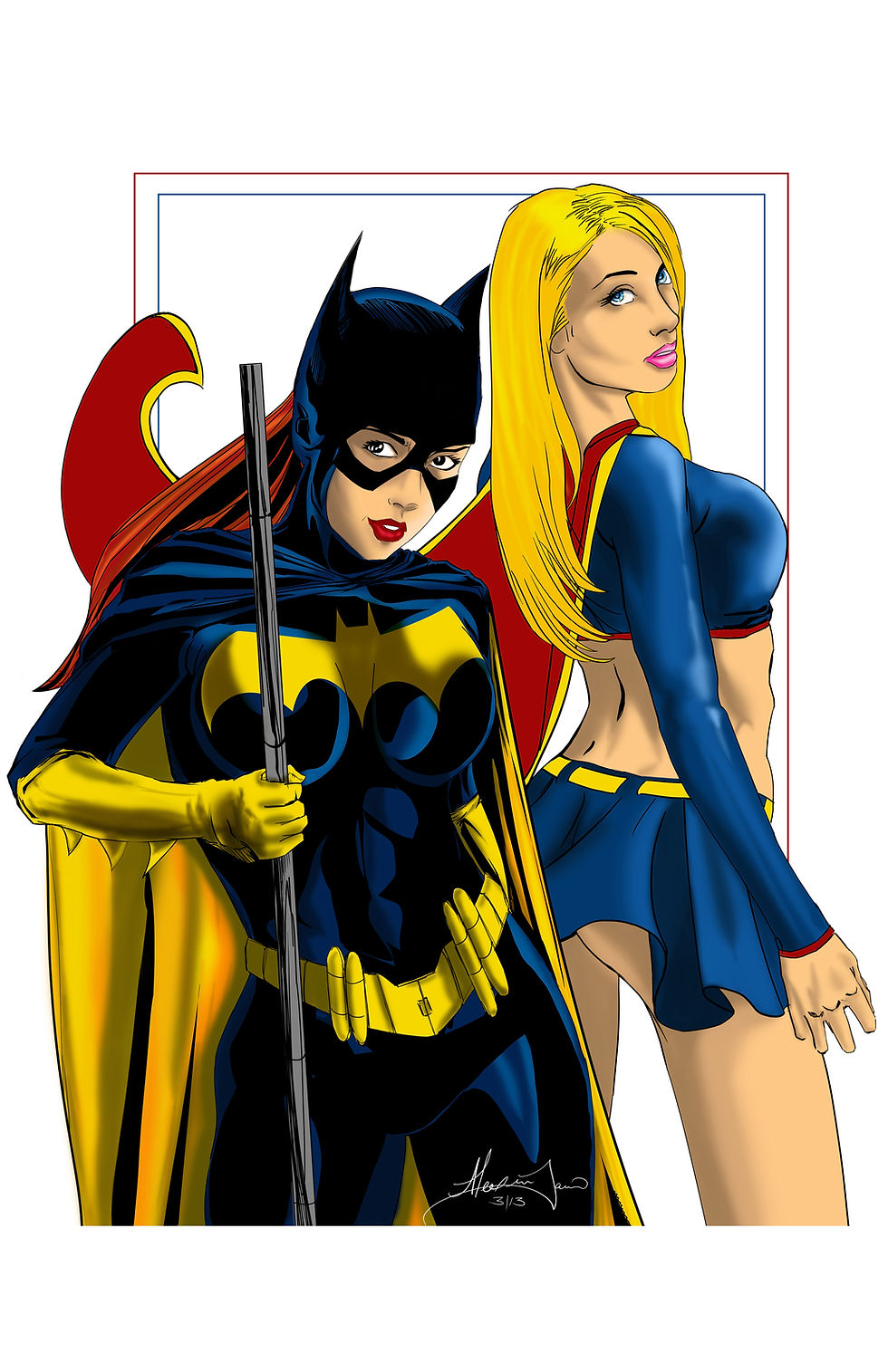 Batgirl & Supergirl