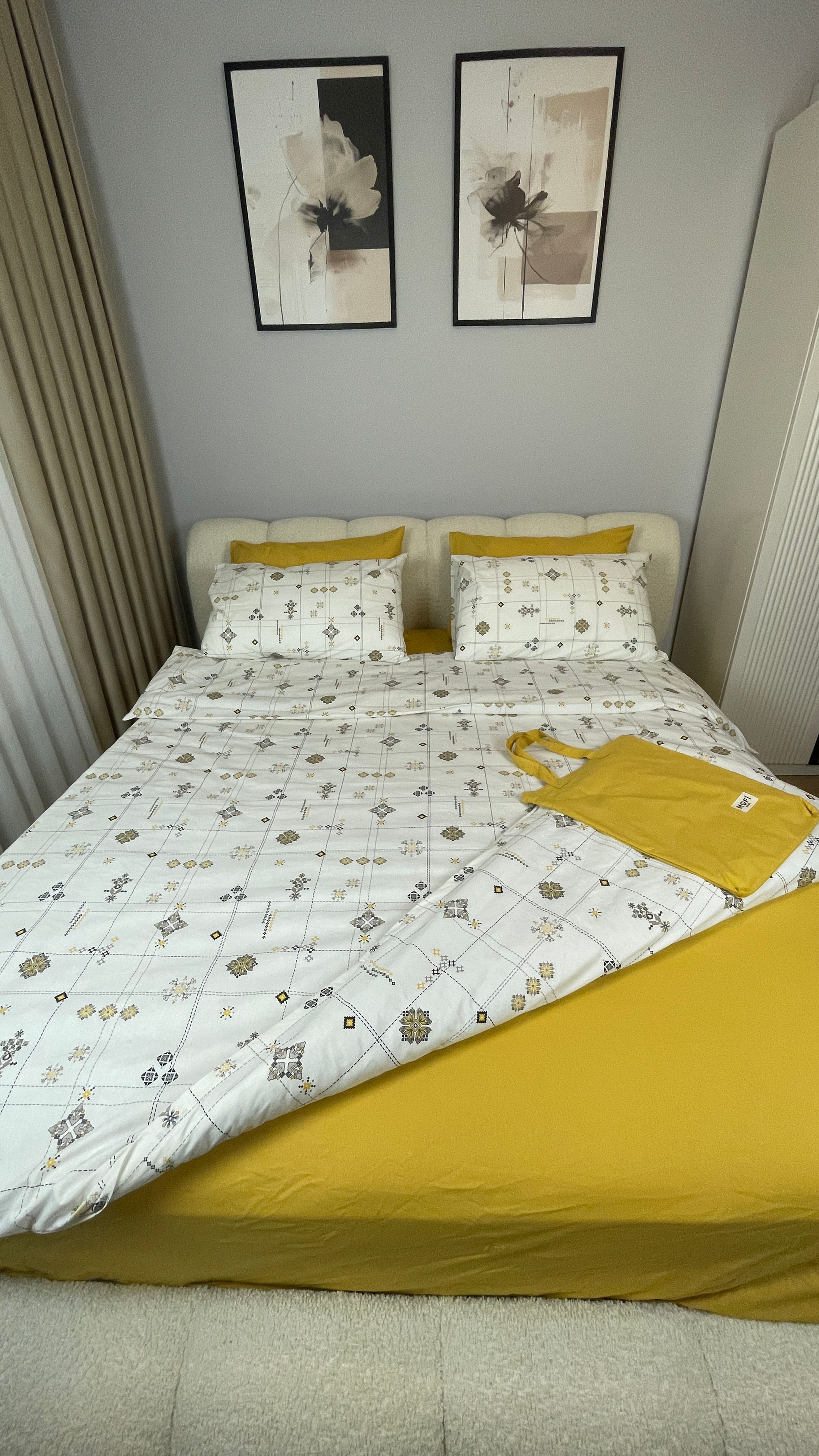 Sole Pamuklu Çift Kişilik Nevresim Takımı