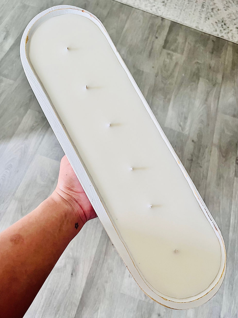 Thumbnail: Baguette Style Dough Bowl Candle 