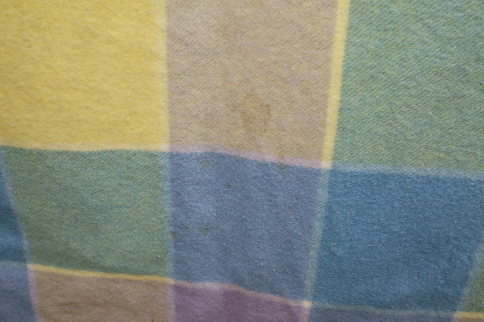 Miniatura: Preloved Vintage Best for Rest Waverley Pure Lambswool Blanket