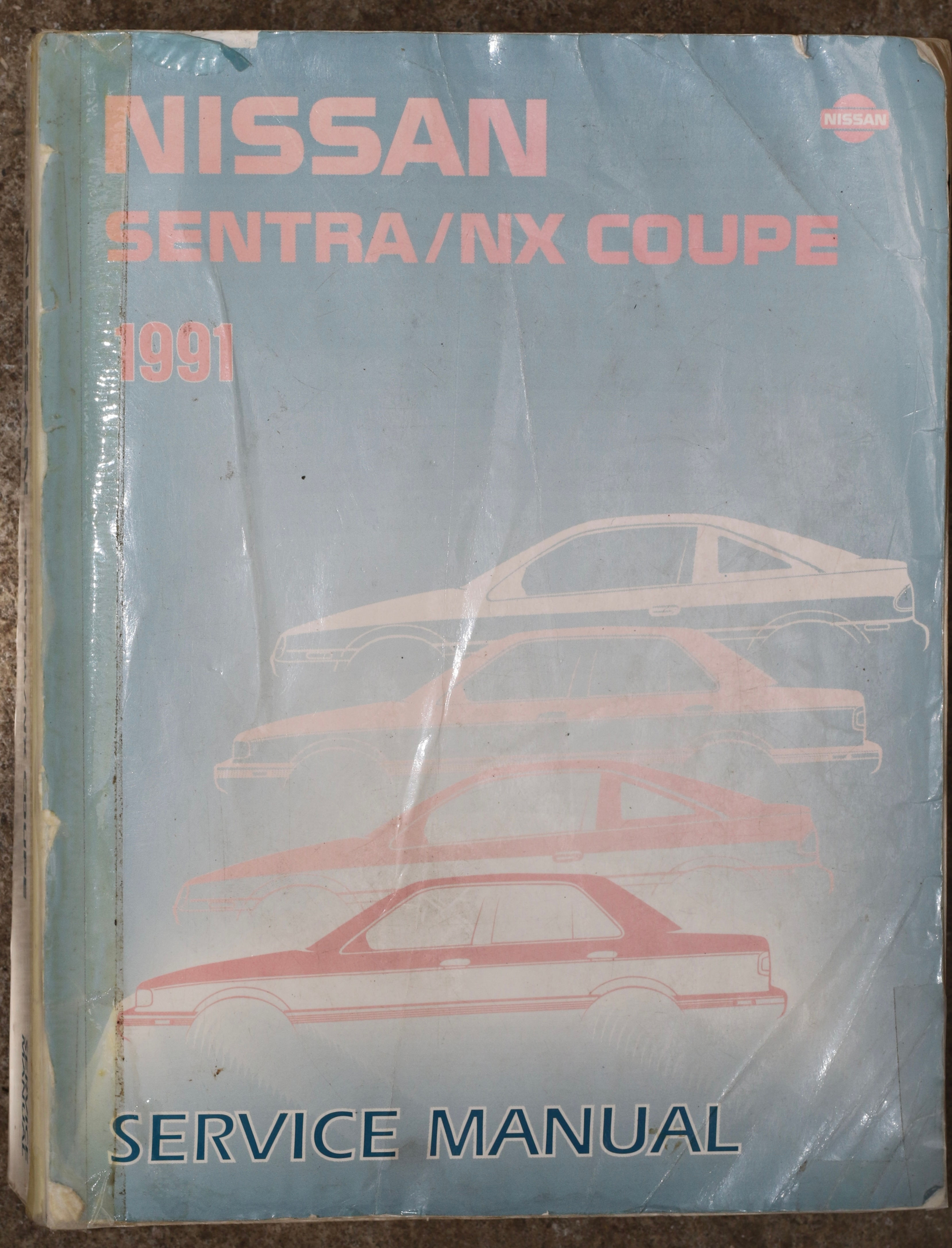 Original 1991 Nissan Sentra and NX Coupe factory service manual