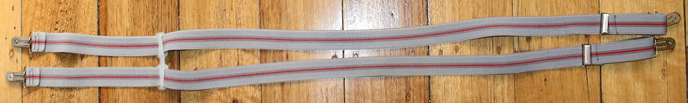 Μικρογραφία: Preloved Patterned Suspenders, Adjustable Braces