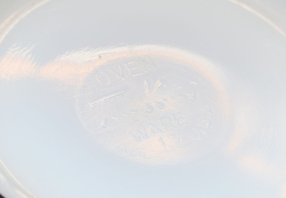 Thumbnail: Preloved Set of Two Fire-King Ramekins, Fire King Bowls