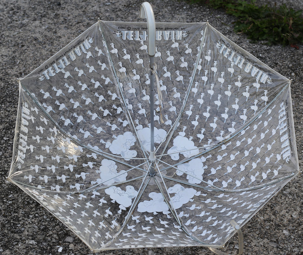 Μικρογραφία: Preloved Vintage Snoopy Let It Rain Umbrella