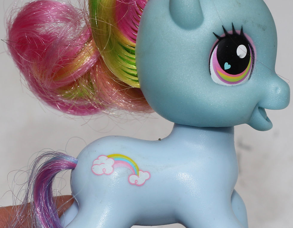 縮圖：Preloved Hasbro My Little Pony Rainbow Dash MLP Toy
