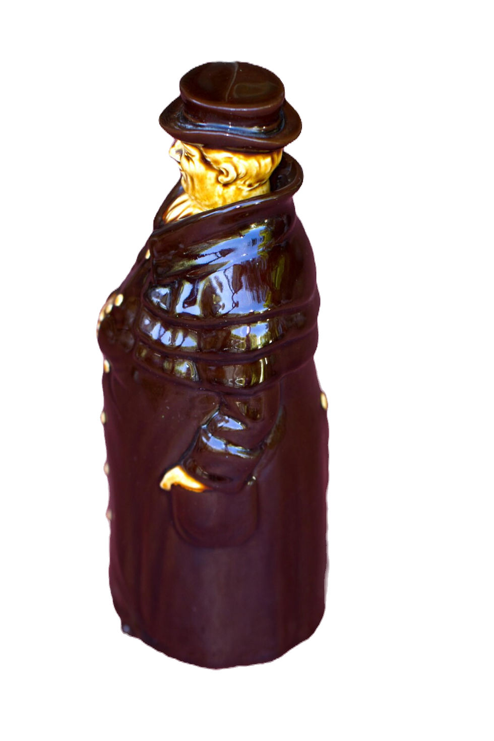Miniatura: Preloved Foreign Marked Ceramic Decanter, Man Shaped Decanter