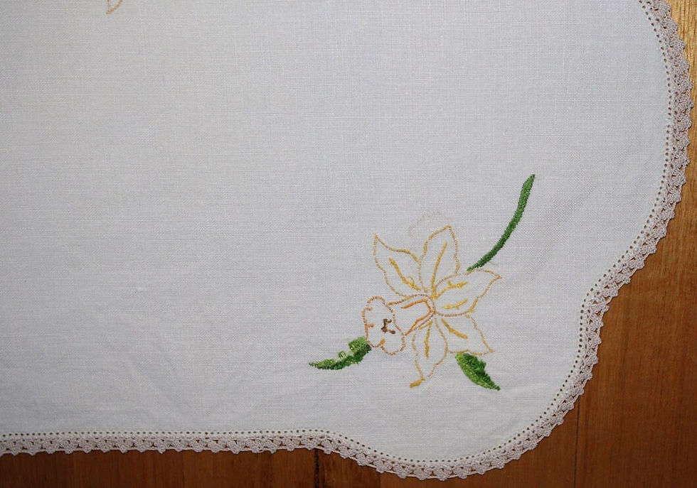 縮圖：Preloved Floral Centrepiece, Floral tablemat