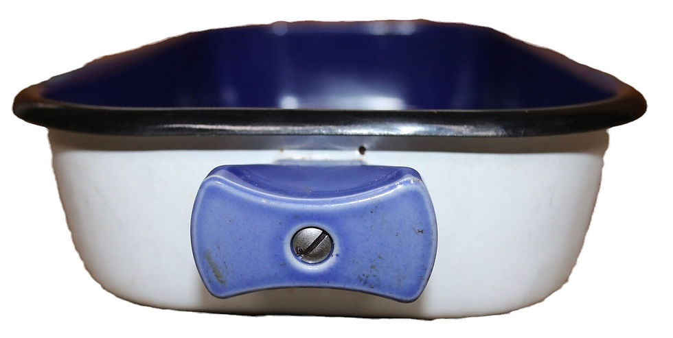 縮圖：Preloved Baumann Brixen Enamelware Baking Dish