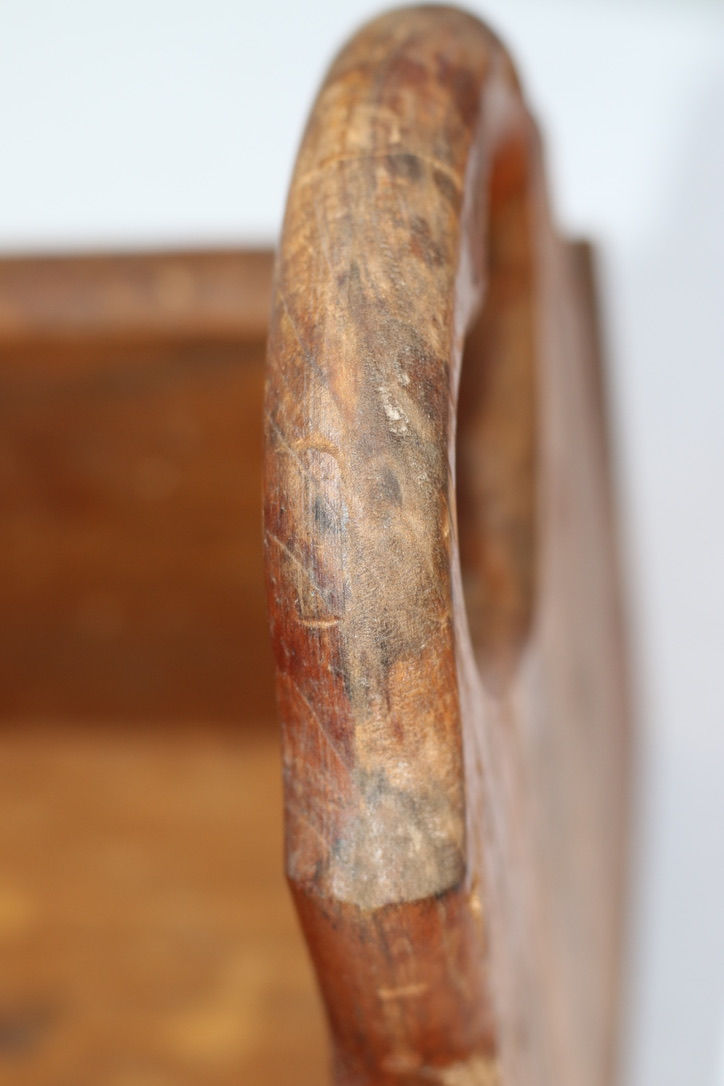 Miniatura: Preloved Wooden Box, timber carry-all, Wood Caddy