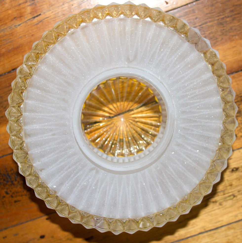 Миниатюра: Preloved Antique Glass Light Shade