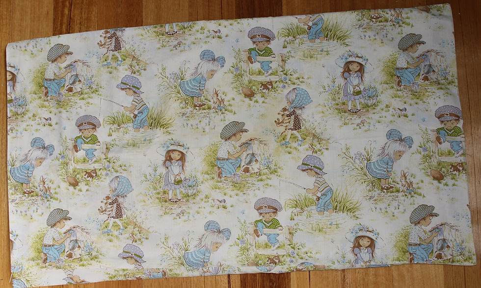 Μικρογραφία: Preloved Vintage pillowcase, pinafore girl pillowcase