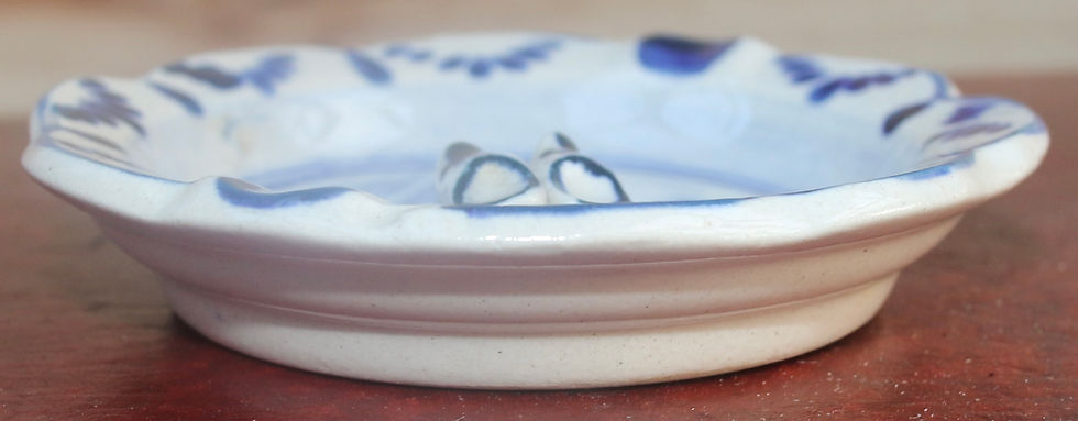 縮圖：Preloved Delft Blue Ceramic Pin Dish with Clogs