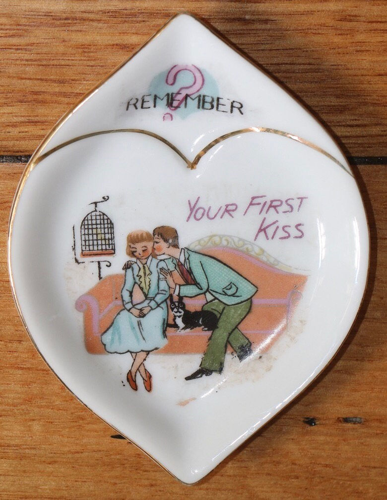 Miniature : Pin Dish Collection , Do You Remember Your First Crush, Your First Date .....