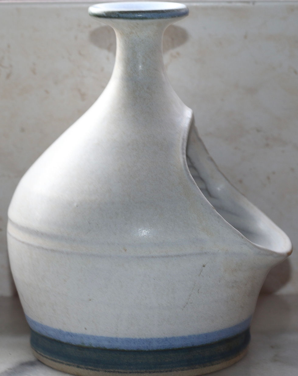 Thumbnail: Preloved Vintage Pottery Salt Pig - Ceramic Salt Pig - Pottery Salt Cellar