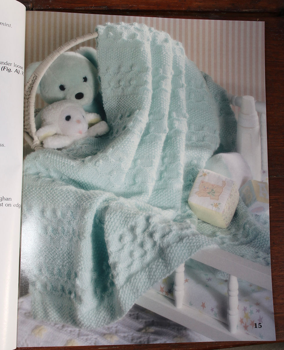 Miniaturbild: Leisure Arts Our Best Baby Afghans Knits, OOP Pattern Book