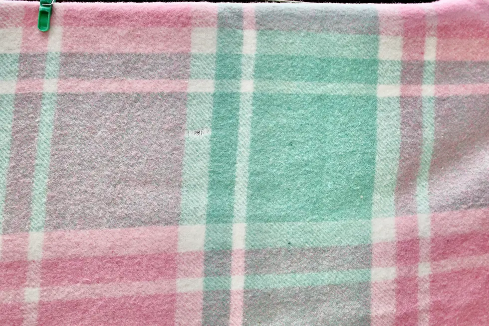 Miniatura: Preloved Vintage Wool blanket, Weighted Blanket, Anxiety Blanket