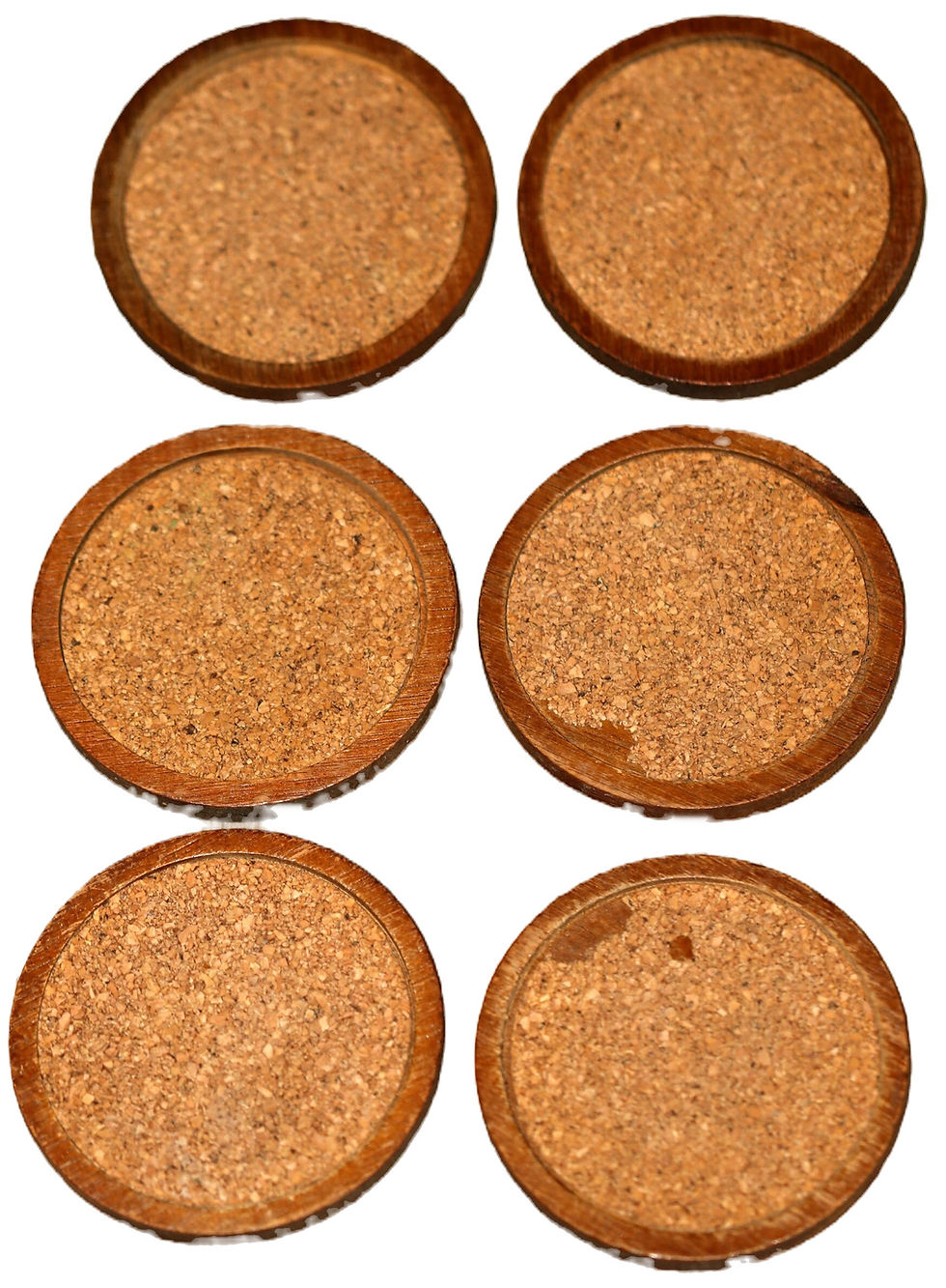 Miniaturbild: Preloved Wooden and cork coasters in holder