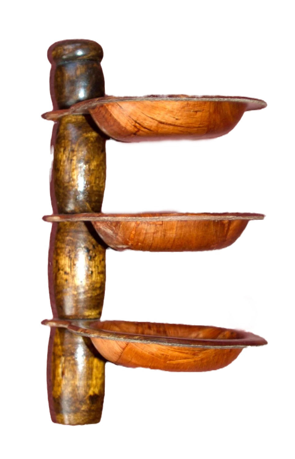 Miniatura: Preloved Retro Faux Bois Snack Stand, Fake Wood Grain Snack Stand