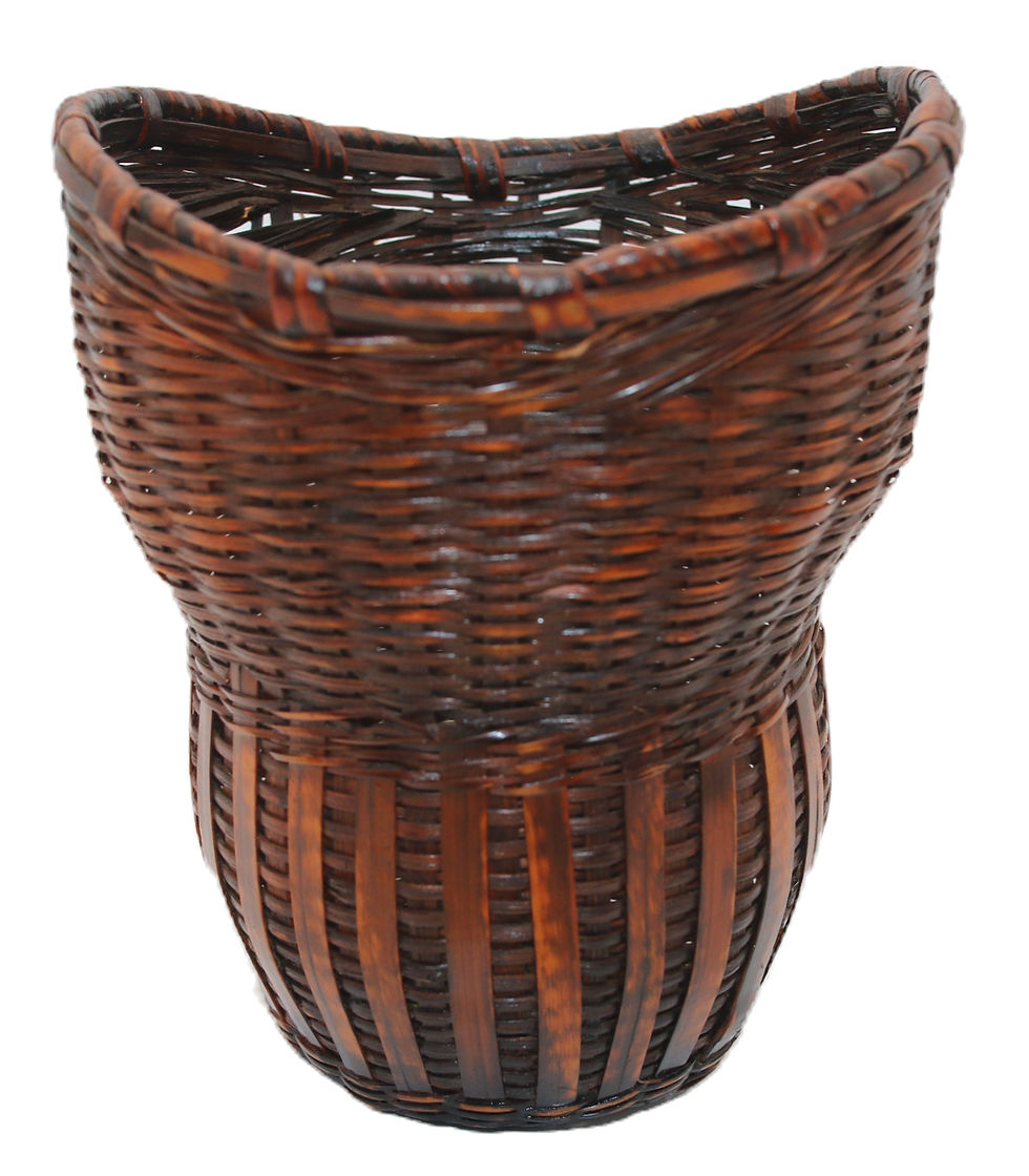 Miniature : Preloved Wicker Basket Bird Basket