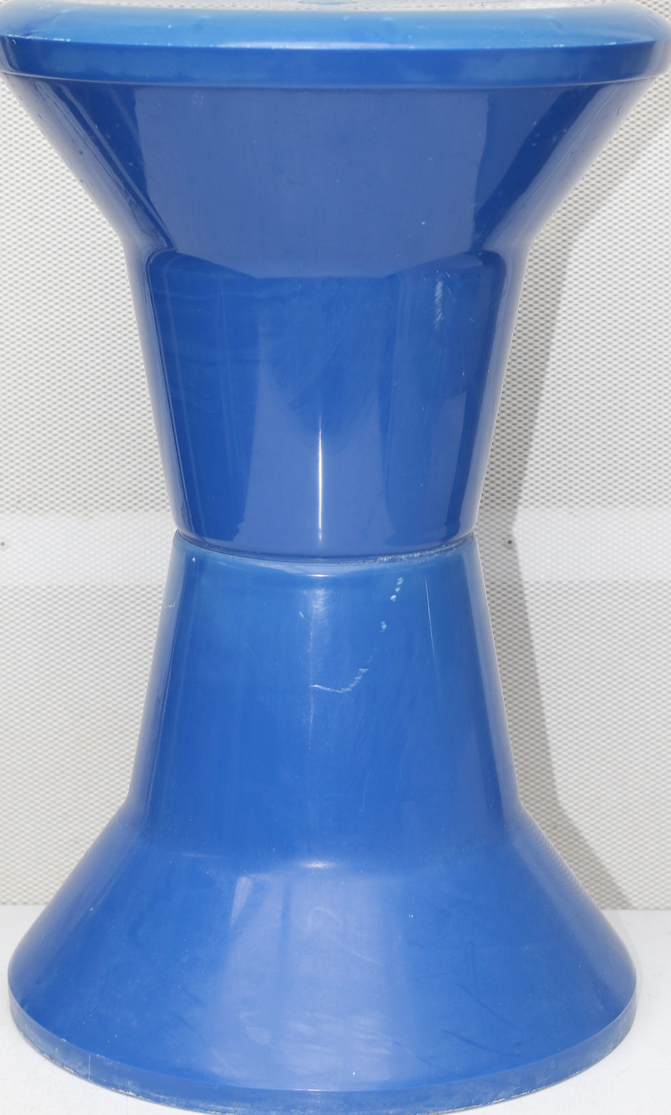 Thumbnail: Preloved vintage blue Caroma Utility Stool, Vintage Plastic Bathroom Stool