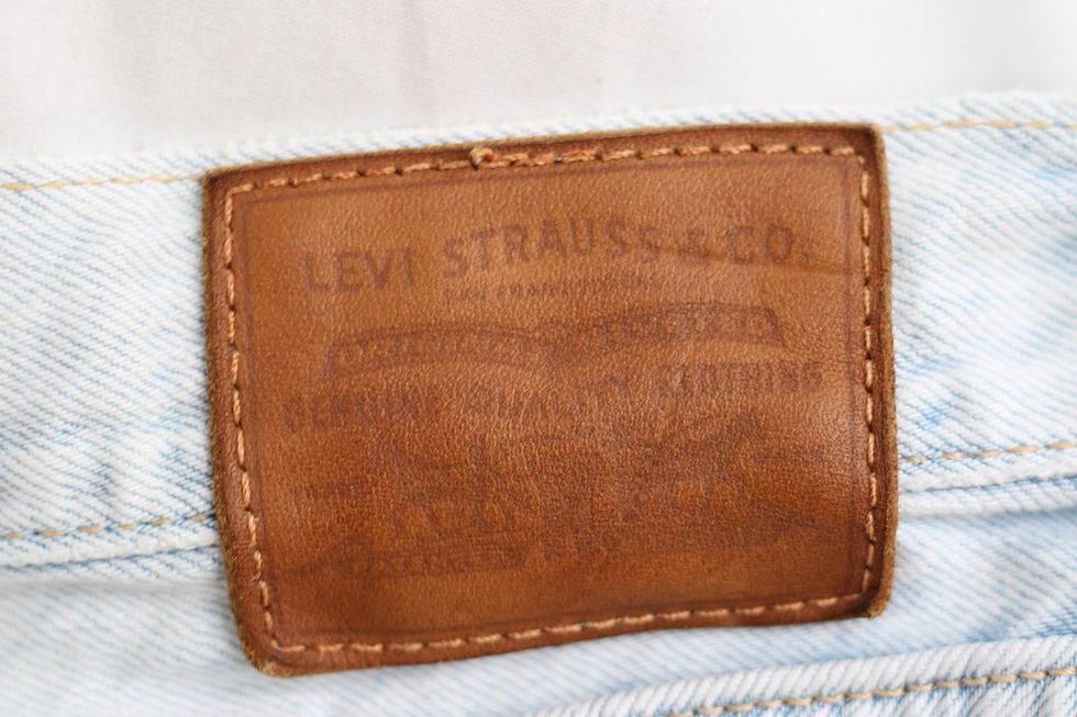 Miniatura: Preloved Levi Strauss Levi's Premium 70s High Micro Mini W30 Mini Skirt