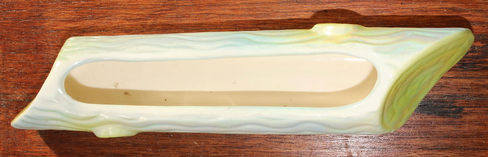 Μικρογραφία: Preloved Vintage Lustreware Vase, Flower Trough Vase, Ceramic Vase