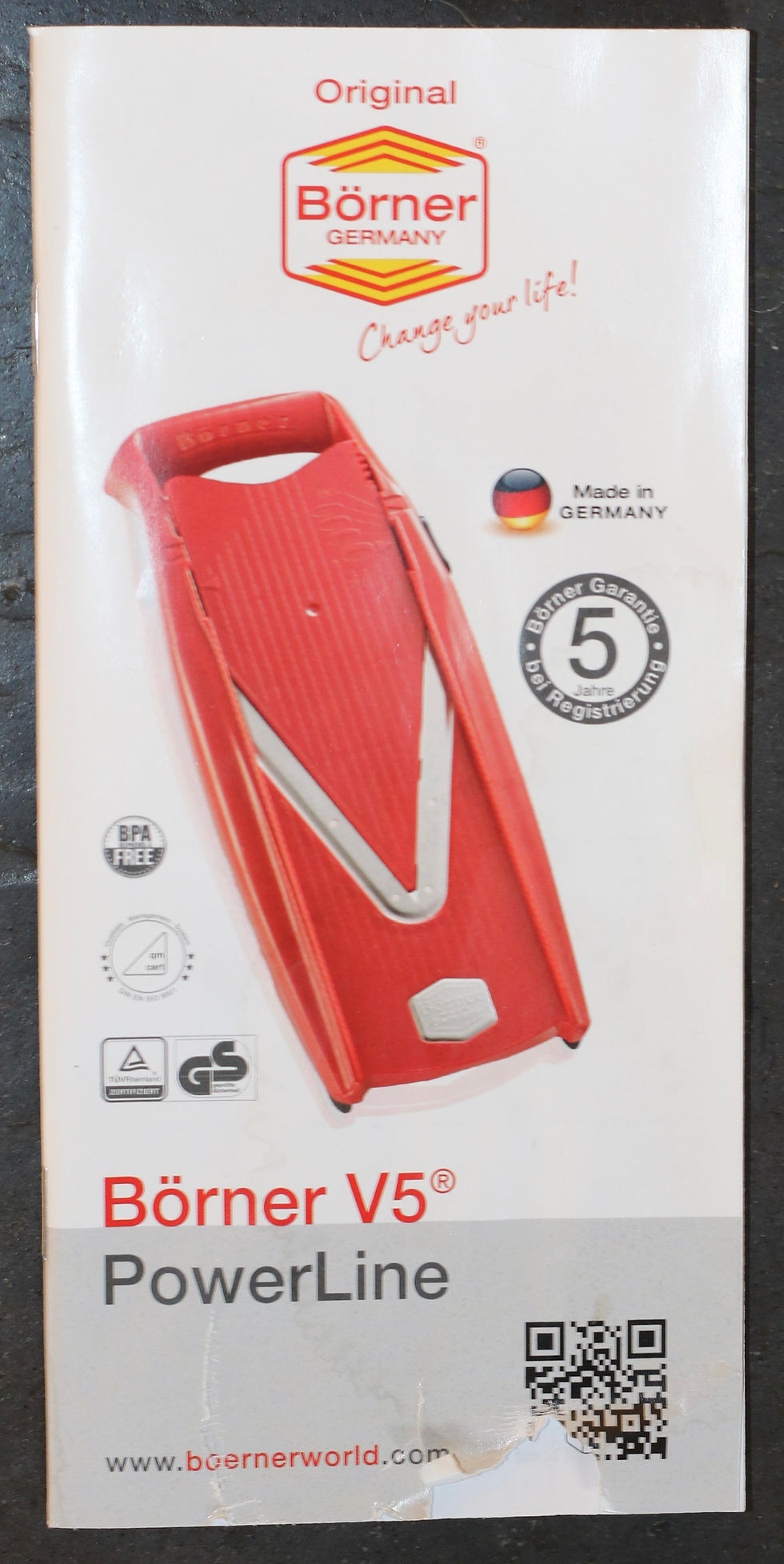 縮圖：Preloved Börner V5 Powerline mandoline slicer, Borner Slicer