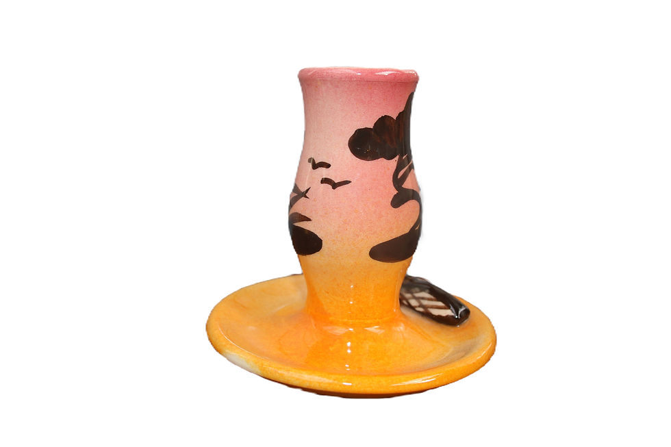 Thumbnail: Preloved Ceramic Wee Willy Winky Candle Holder