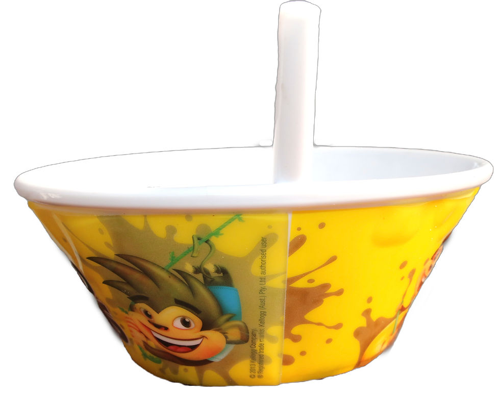 縮圖：Preloved Kellogg's Coco Pops Sippy Cereal Bowl