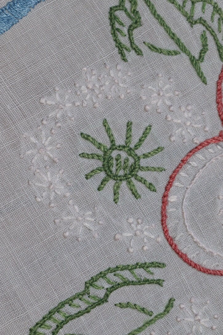 Μικρογραφία: Preloved Floral Centrepiece, Floral tablemat