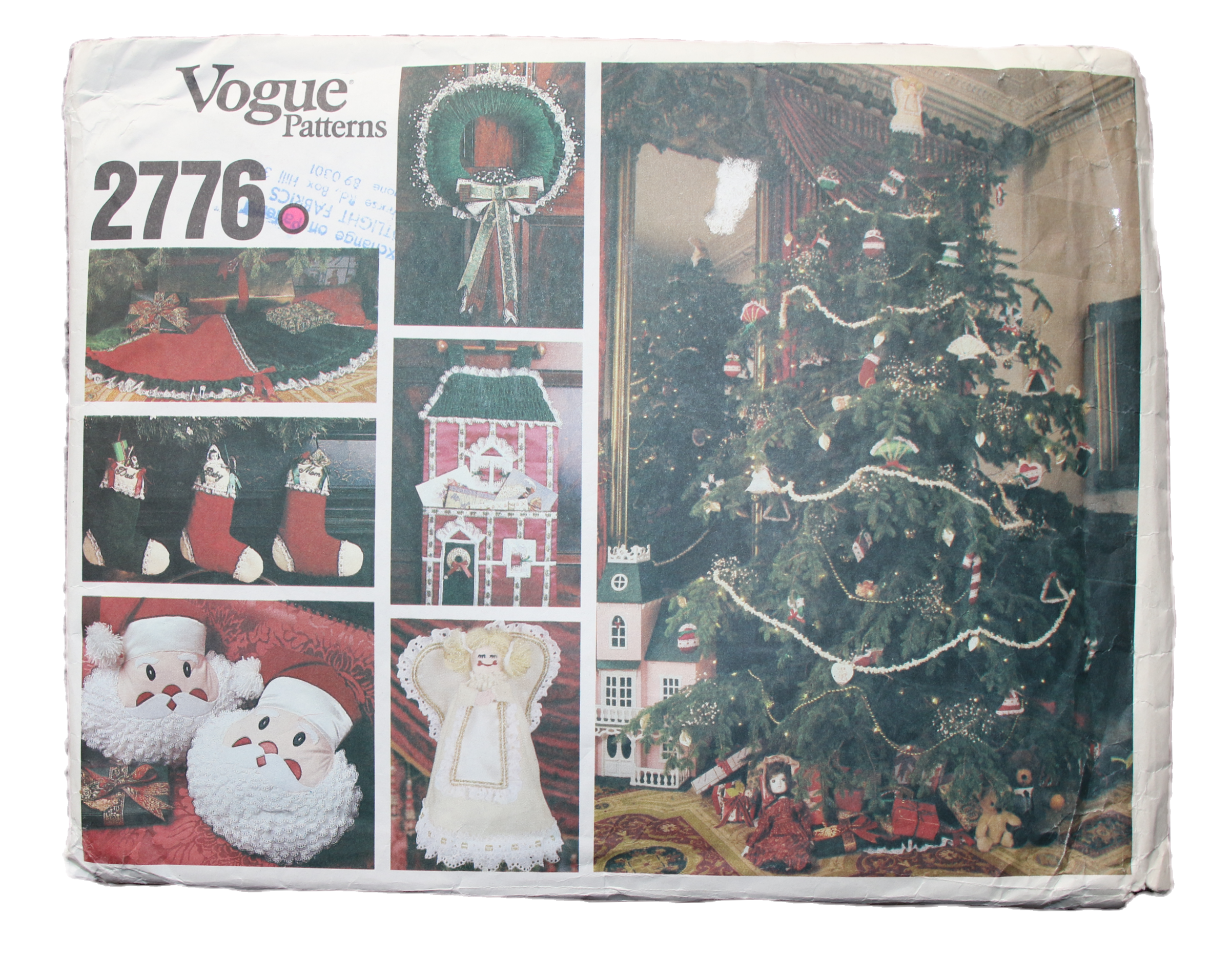 Preloved Vogue Patterns 2776 Patterns Christmas Crafts