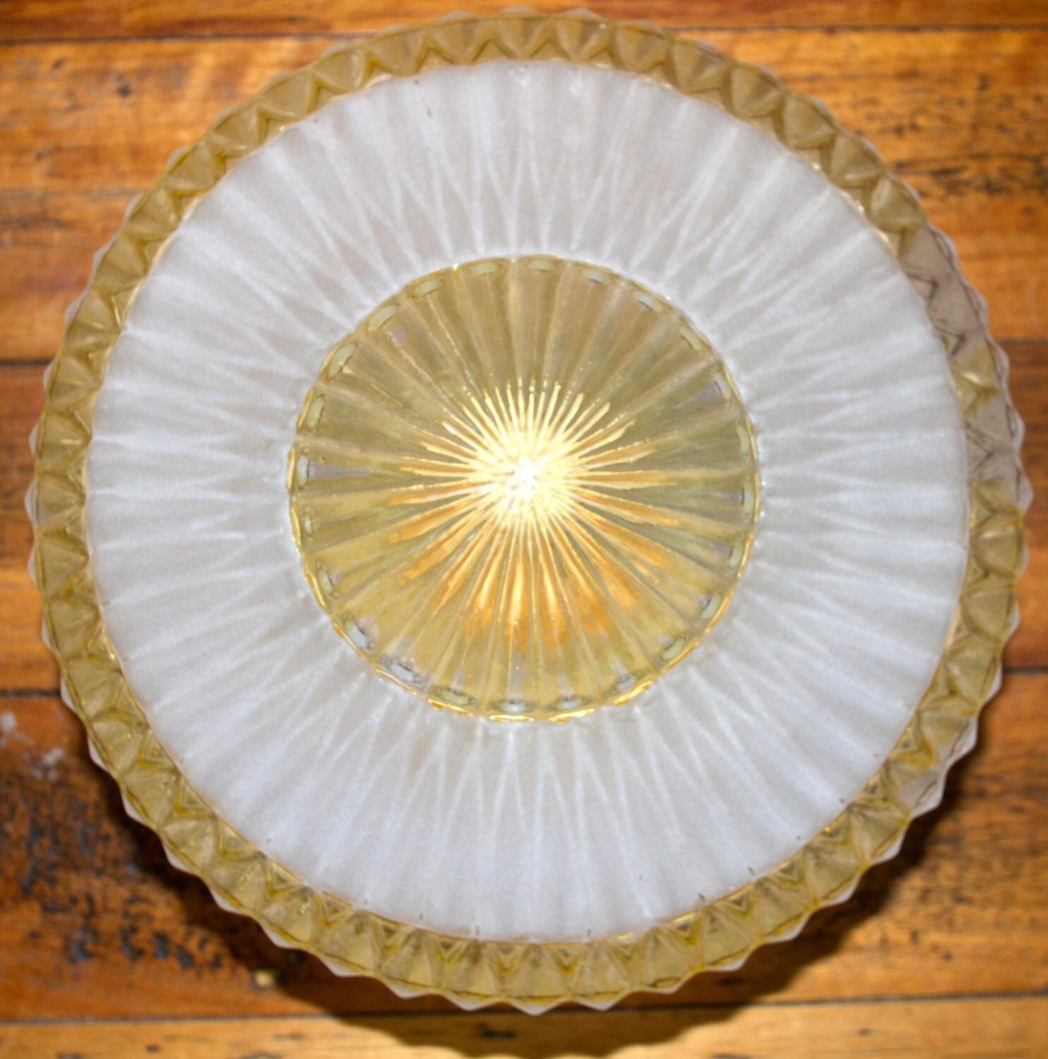 Preloved Antique Glass Light Shade