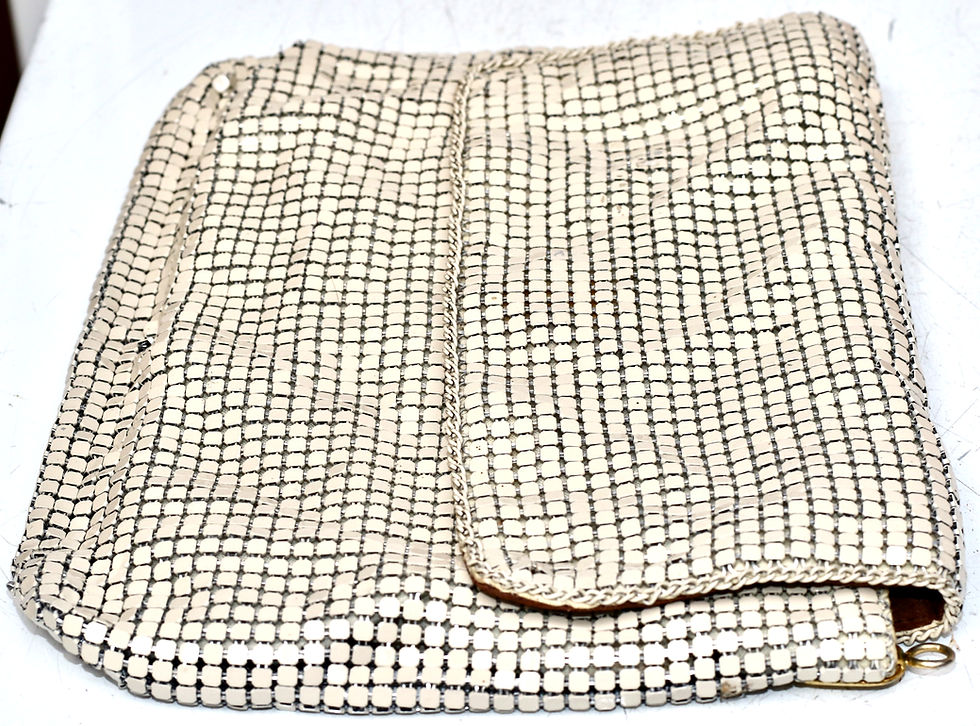 Μικρογραφία: Preloved Vintage Aluminium Mesh Bag, Glomesh-style Purse